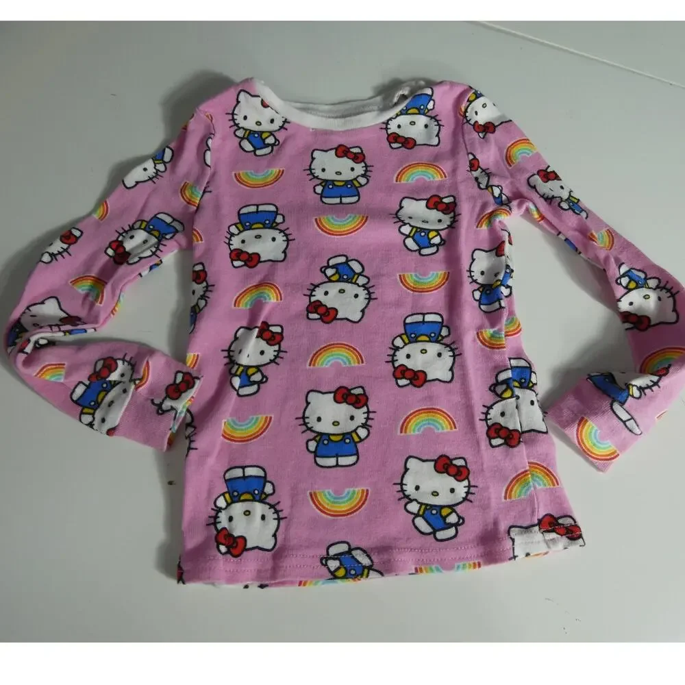 Sanrio Hello Kitty And Friend 4T Set of Two Shirts One Pants Pajamas Lounge Wear